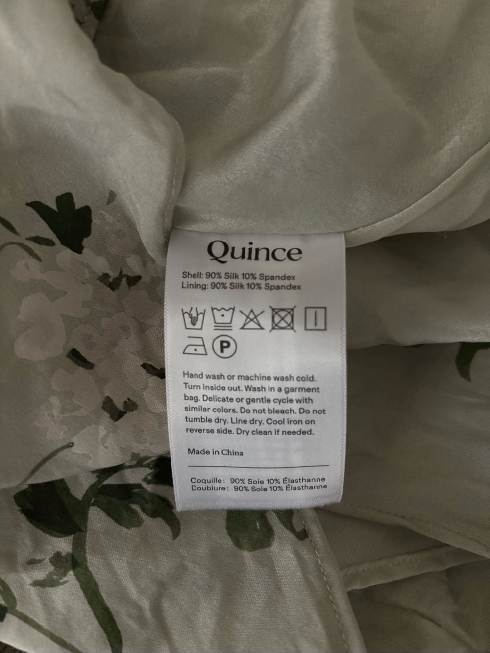 Quince Sage Green Floral Halter Midi Dress - Picture 6 of 8